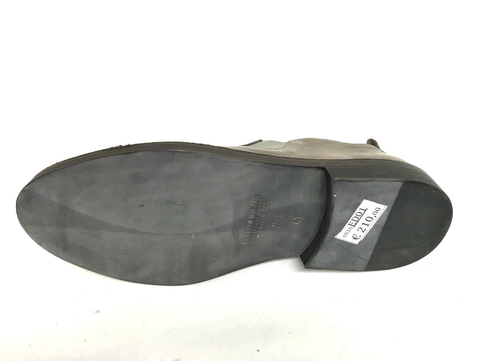 SCARPE UOMO ERNESTO DOLANI MOCASSINO IN PELLE BUFALO TAUPE ARTIGIANALE US16ED01