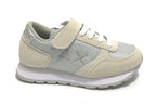 Scarpe bambino Sun68 sneaker Girl's Ally solid bianco/ glitter ZS21SU07 Z31404