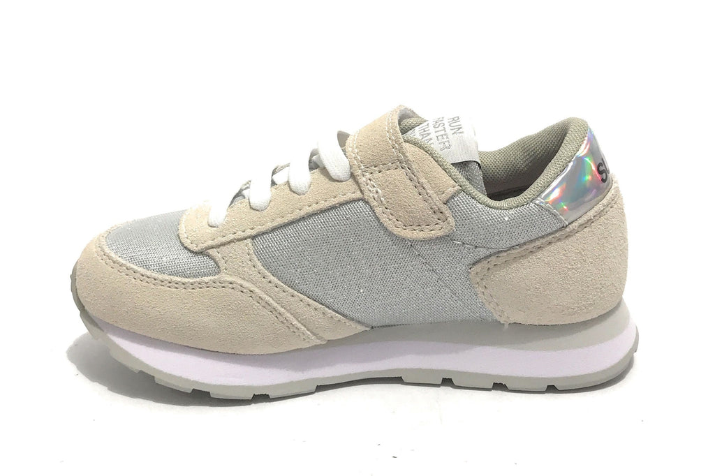 Scarpe bambino Sun68 sneaker Girl's Ally solid bianco/ glitter ZS21SU07 Z31404