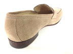 SCARPE UOMO SANTONI MOCASSINO CAMOSCIO CAMMELLO VASCHETTA QUADRA  FATTA MANO 62