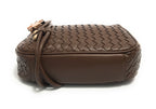 Borsa donna Fracomina tracolla crossover ecopelle intrecciato marrone BS23FR11 FA23SB4005P411S5-091