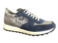 SCARPE UOMO RUNNING QUATTROVENTI 420 HAND MADE BLU  ACCIAIO US15QB05