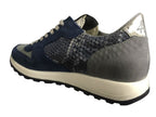 SCARPE UOMO RUNNING QUATTROVENTI 420 HAND MADE BLU  ACCIAIO US15QB05