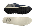 SCARPE UOMO RUNNING QUATTROVENTI 420 HAND MADE BLU  ACCIAIO US15QB05
