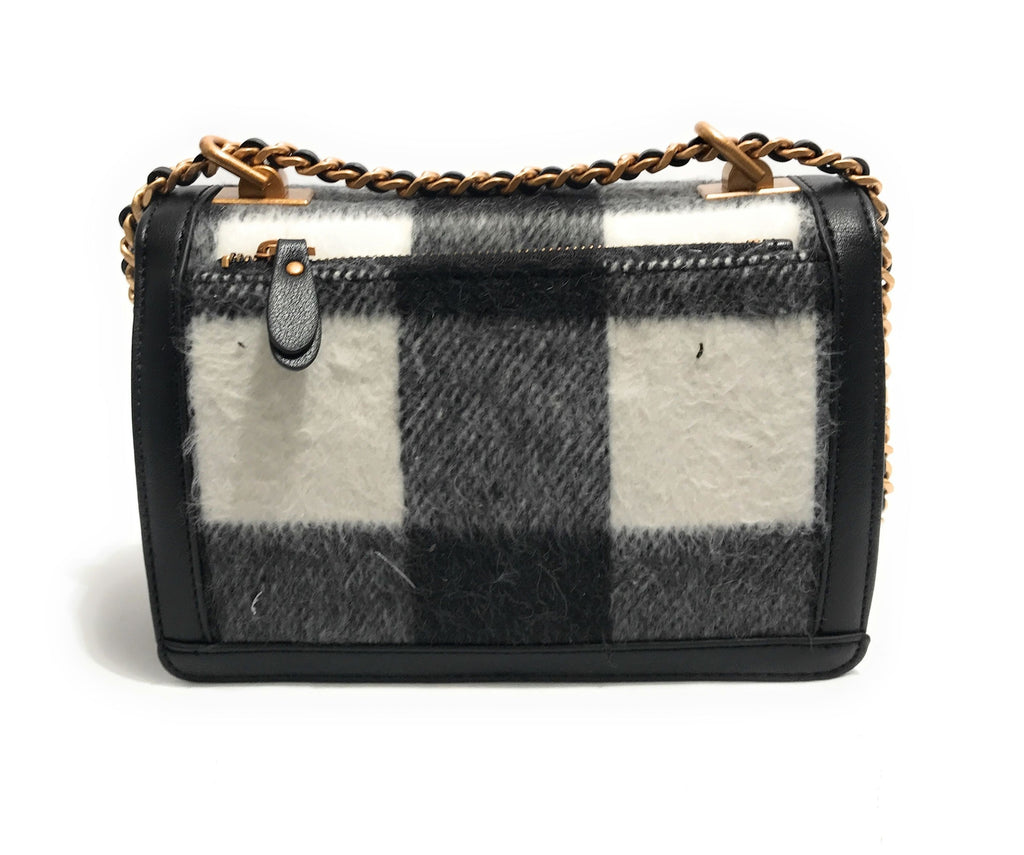 Borsa Guess tracolla Abey convertible xbody flap fletro a quadri nero/ bianco BS23GU62 WO855819