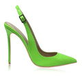 Scarpe donna décolleté Identità in pelle verde TC 10 DS23ID05 ART.2498