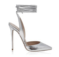 Scarpe donna décolleté Identità in pelle argento TC 12 DS23ID07 ART.2601