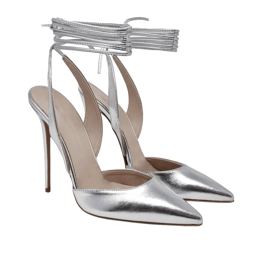 Scarpe donna décolleté Identità in pelle argento TC 12 DS23ID07 ART.2601