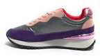 Scarpe donna Fornarina sneaker running Urraca in pelle/ nylon purple D24FN09