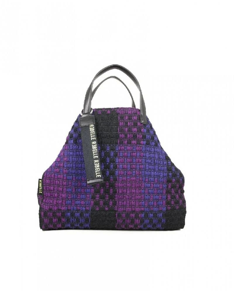 Borsa donna Rebelle Ashanti Shopping S check violet B24RE24 1WRE84