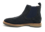 Stivaletto beatles uomo Elite in pelle scamosciata navy blu U24EL11 1008