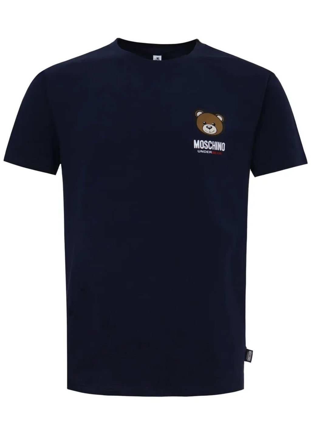 T-shirt intima Moschino logo Underbear colore blu uomo ES24MO17 V1A0788 4410