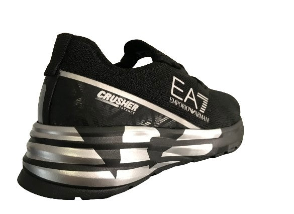 Sneaker EA7 Emporio Armani Crusher Distance black/ silver ZS24EA01 XSX112 XOT76 M826