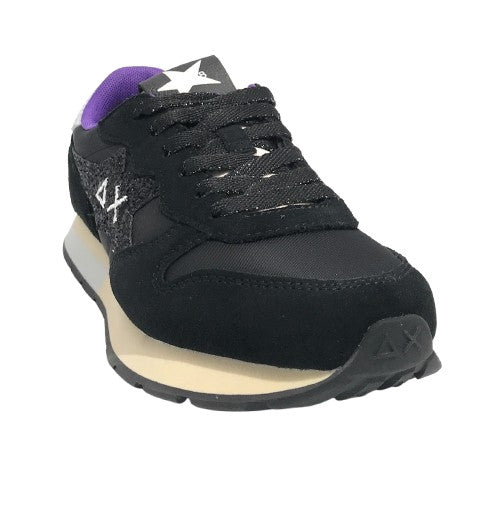 Sneaker Sun68 Girl's Stargirl glitter logo nero Z25SU16 Z44410T
