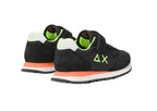 Sneaker Sun68 boy's Tom fluo pelle/ nylon nero Z25SU32 Z44302K