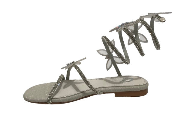 Scarpe donna Gold&gold sandalo con strass silver DS25GG27 GH52