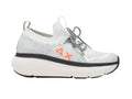 Sneaker Sun68 Boy's Jupiter knit teen bianco ZS25SU17 Z35327T