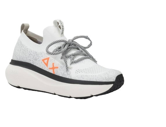 Sneaker Sun68 Boy's Jupiter knit teen bianco ZS25SU17 Z35327T