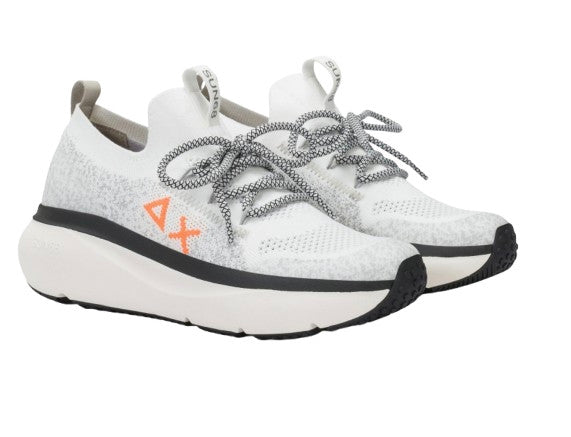 Sneaker Sun68 Boy's Jupiter knit teen bianco ZS25SU17 Z35327T
