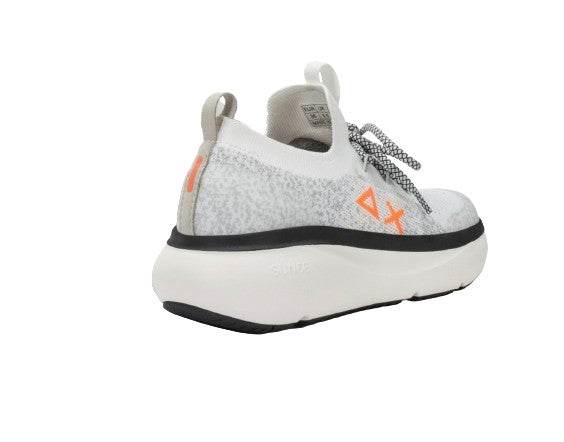 Sneaker Sun68 Boy's Jupiter knit teen bianco ZS25SU17 Z35327T