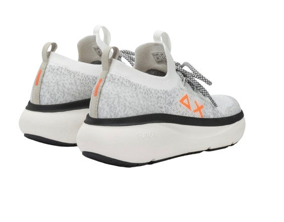 Sneaker Sun68 Boy's Jupiter knit teen bianco ZS25SU17 Z35327T