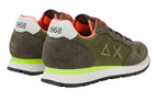 Sneaker running Sun68 Tom Fluo 19 verde militare US26SU14 Z36102