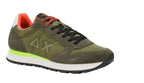 Sneaker running Sun68 Tom Fluo 19 verde militare US26SU14 Z36102