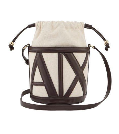 Borsa donna secchiello Armani Exchange natural/dusk shade BS26AX20 XW002183 AF22635 M6262