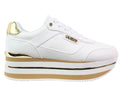 Scarpe donna sneaker Guess Hansin4 white/platino DS26GU42 FLJHN4ELE12