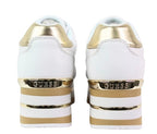 Scarpe donna sneaker Guess Hansin4 white/platino DS26GU42 FLJHN4ELE12