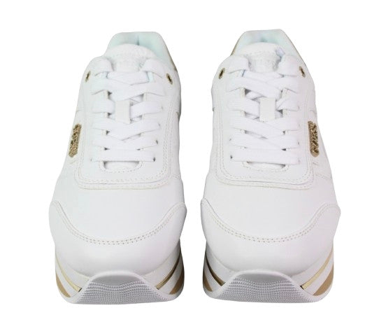 Scarpe donna sneaker Guess Hansin4 white/platino DS26GU42 FLJHN4ELE12