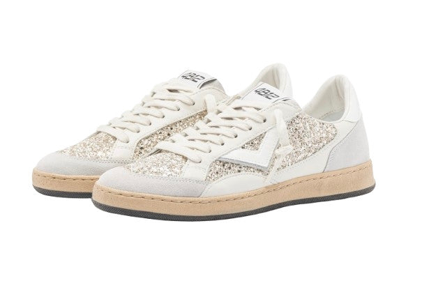 Sneaker donna 4B12 glitter gold DS26QB04 PLAYNEWSKY-D2007