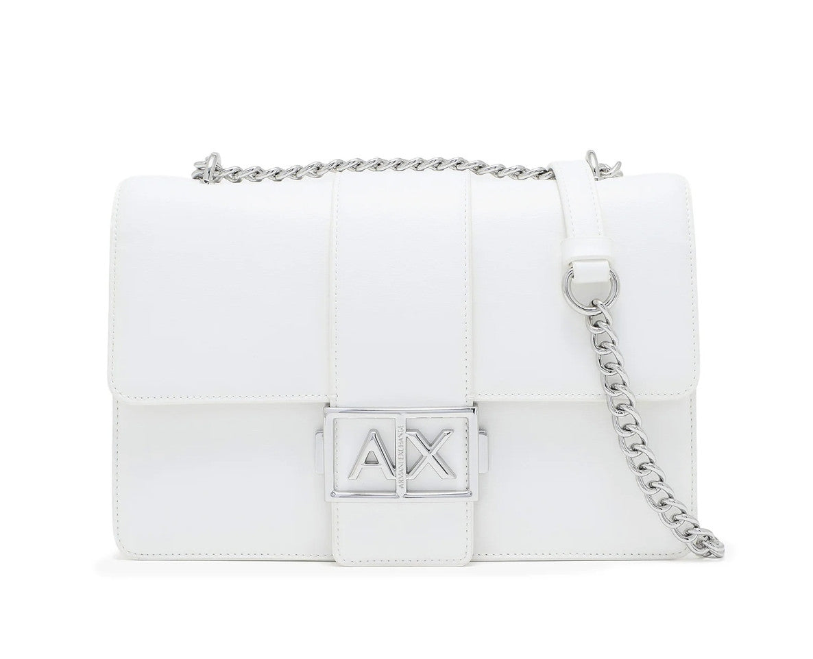 Borsa donna tracolla Armani Exchange white BS26AX28 XW000070 AF12039 U0011