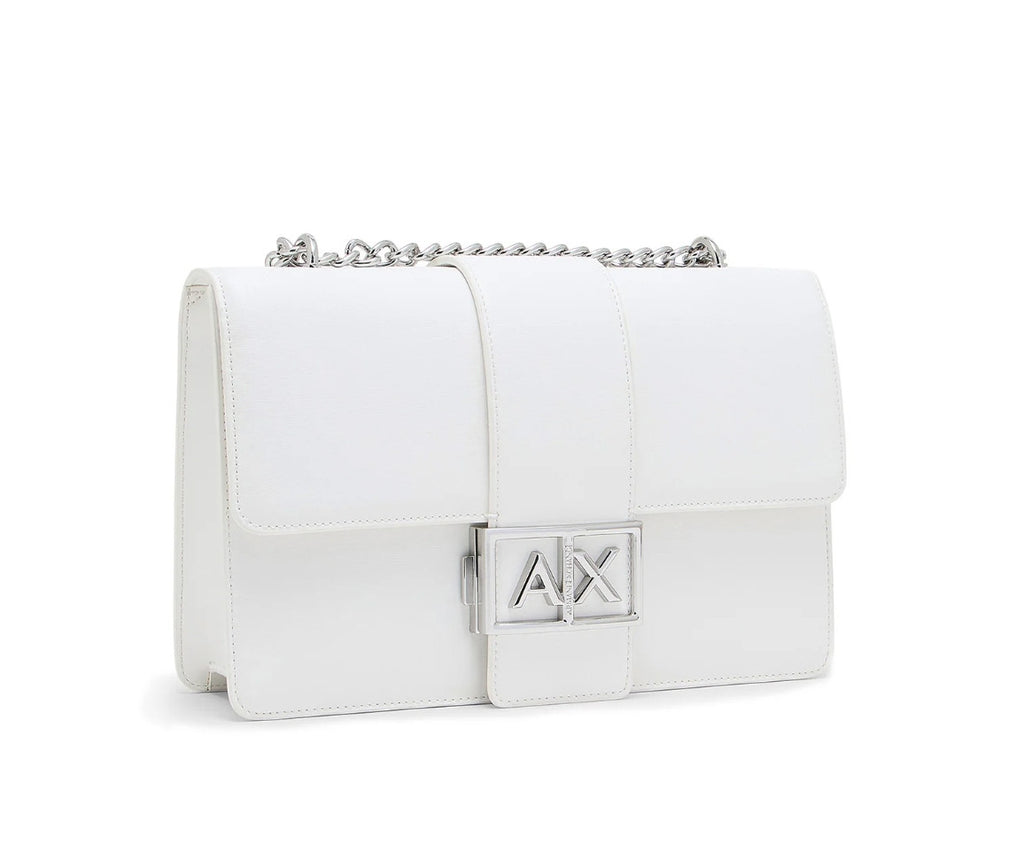Borsa donna tracolla Armani Exchange white BS26AX28 XW000070 AF12039 U0011