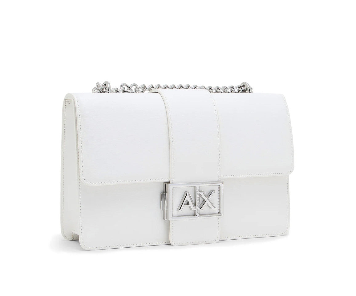Borsa donna tracolla Armani Exchange white BS26AX28 XW000070 AF12039 U0011