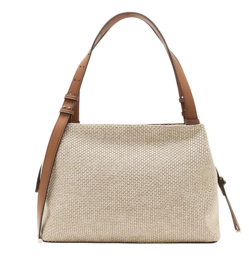 Borsa donna shopper Armani Exchange natural/ saline clay BS26AX31 XW002603 AF22683 M6261