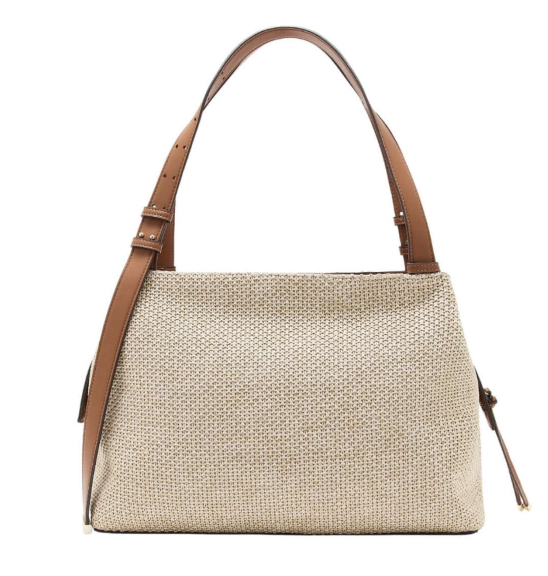 Borsa donna shopper Armani Exchange natural/ saline clay BS26AX31 XW002603 AF22683 M6261