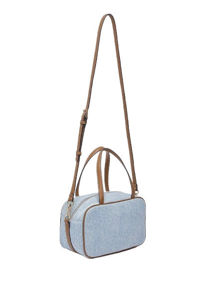 Borsa donna bauletto Liu-jo Ferielle M Bowling light denim BS26LJ52 AA6113 T377A