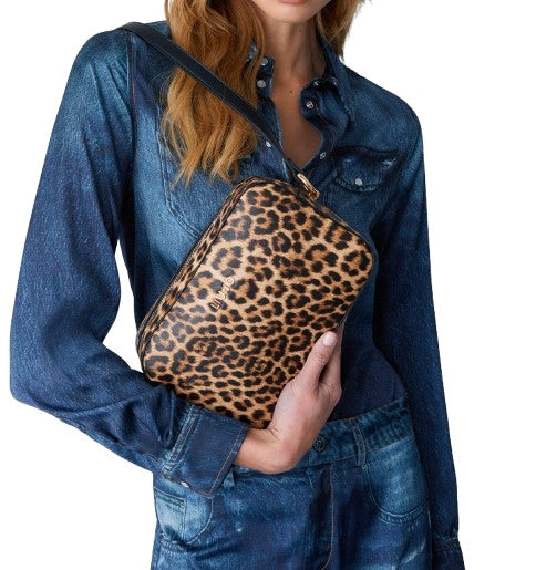 Borsa donna Liu-jo Manhattan Camera Case M macula natura BS26LJ54 AA6211 E1119