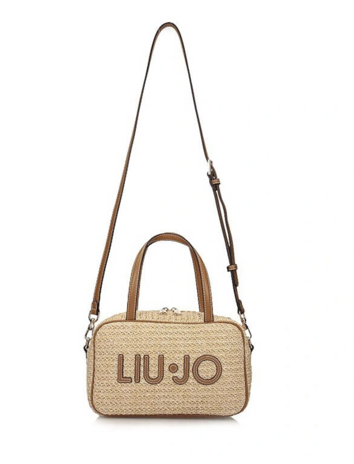 Borsa donna bauletto Liu-jo Ferielle M Bowling naturale BS26LJ55 AA6113 T383A