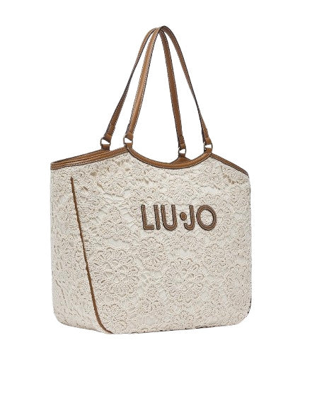 Borsa donna Liu-jo Ferielle L Tote cream BS26LJ60 AA6208 J3865 X0459