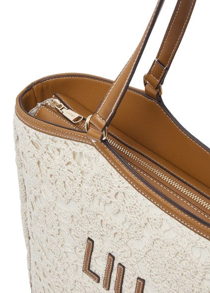 Borsa donna Liu-jo Ferielle L Tote cream BS26LJ60 AA6208 J3865 X0459