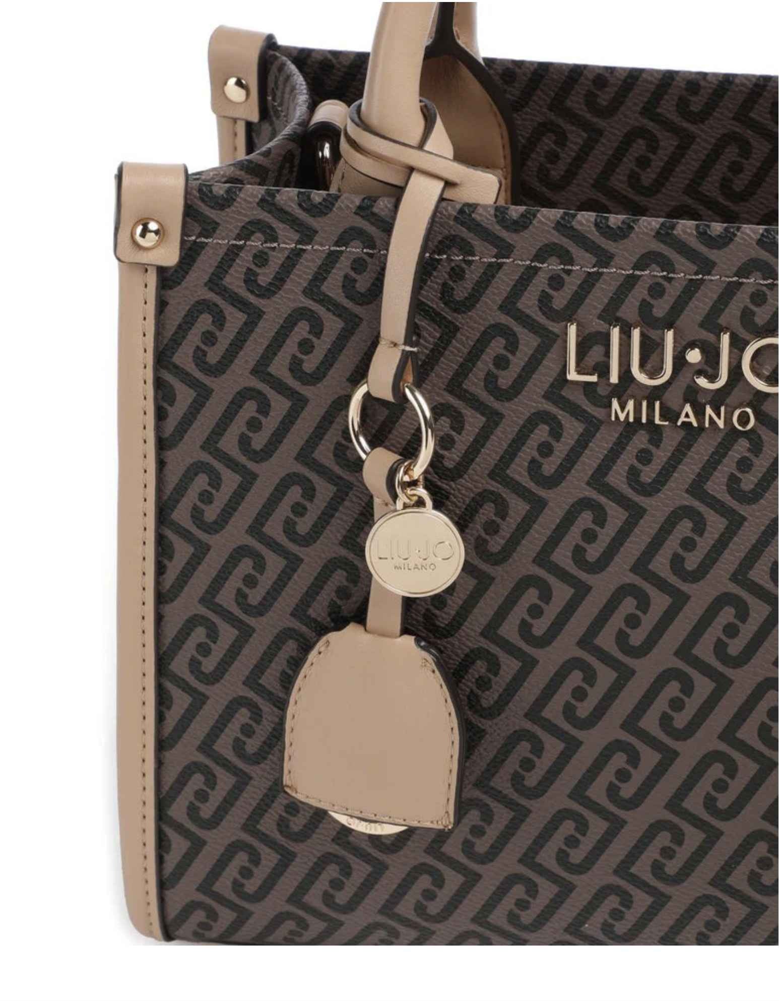 Borsa donna Liu-jo S Tote Ridhi testa di moro BS26LJ62 AA6192 E1092