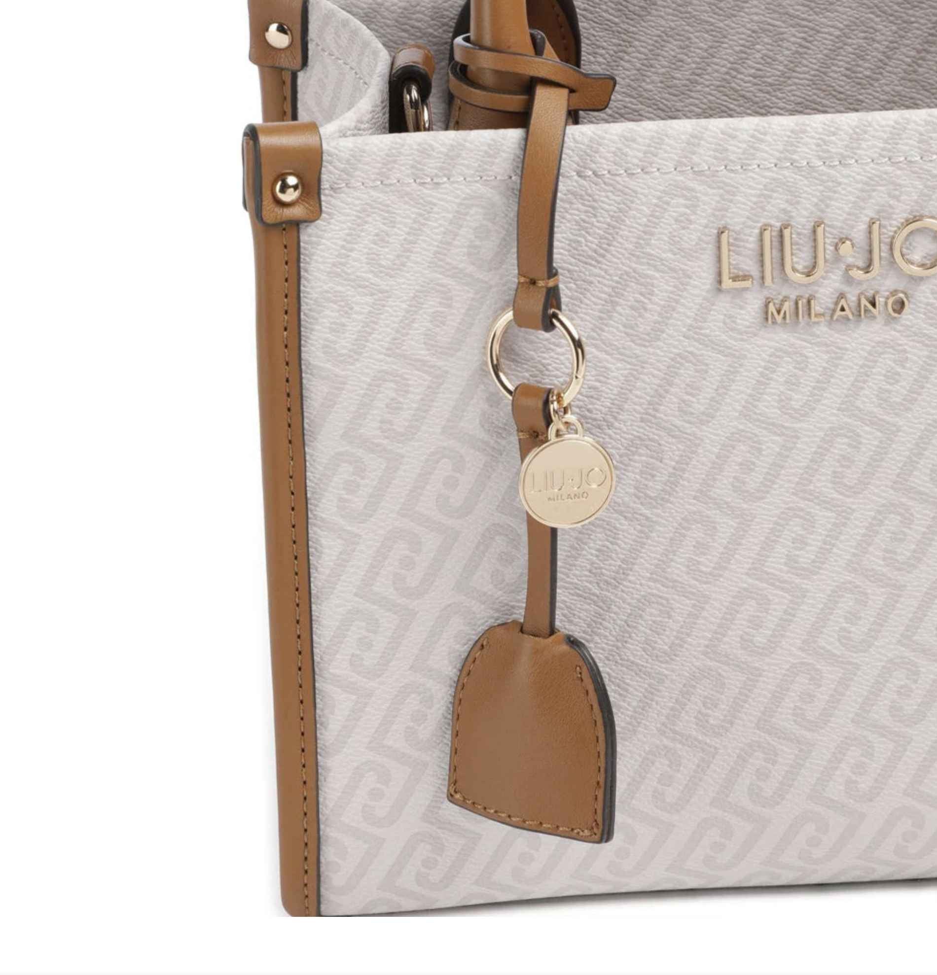 Borsa donna Liu-jo S Tote Ridhi naturale/ sequoia BS26LJ63 AA6192 E1092