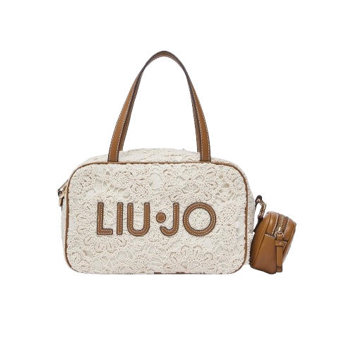 Borsa donna bauletto Liu-jo Ferielle M Bowling cream BS26LJ67 AA6113 J3865 X0459