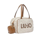 Borsa donna bauletto Liu-jo Ferielle M Bowling cream BS26LJ67 AA6113 J3865 X0459
