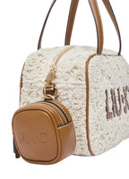 Borsa donna bauletto Liu-jo Ferielle M Bowling cream BS26LJ67 AA6113 J3865 X0459