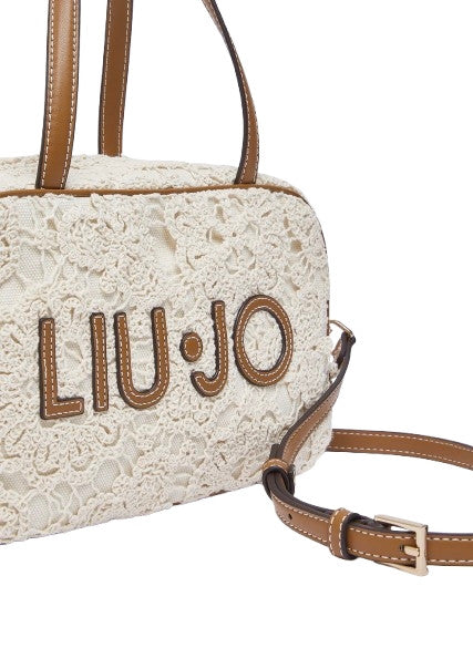 Borsa donna bauletto Liu-jo Ferielle M Bowling cream BS26LJ67 AA6113 J3865 X0459
