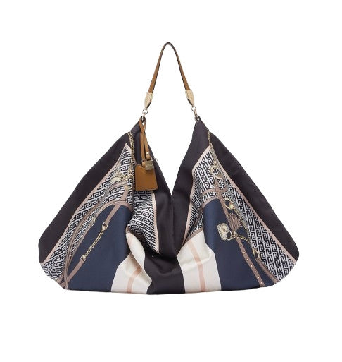 Borsa donna Liu-jo foulard bag nero multicolore BS26LJ66 AA6194 T2745 P9221