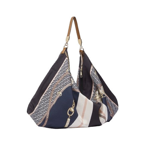 Borsa donna Liu-jo foulard bag nero multicolore BS26LJ66 AA6194 T2745 P9221